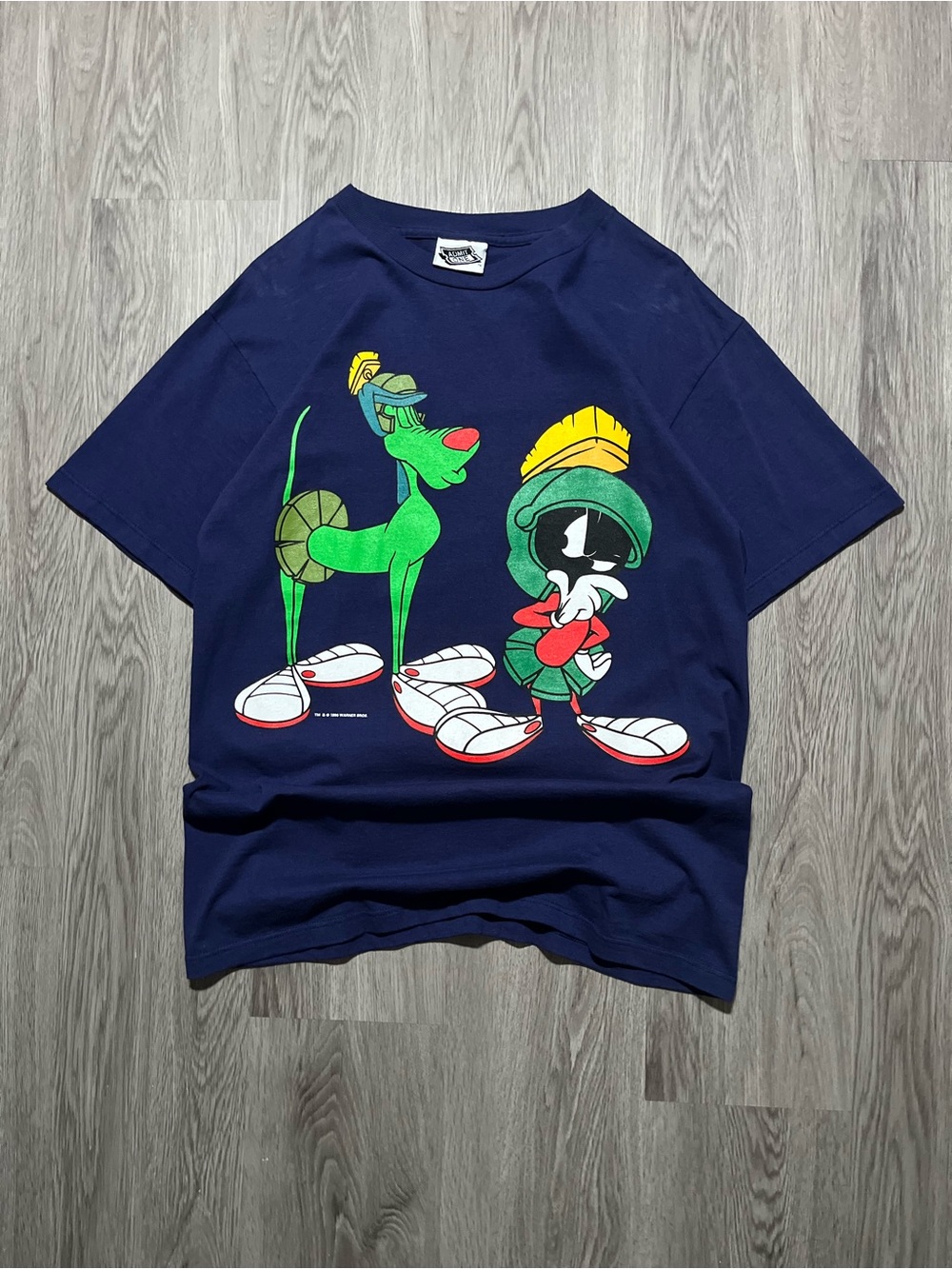 90s Looney Tunes Marvin the Martian 1996 vintage Warner Bros T-shirt mens large
